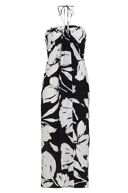 MICHAEL KORS-Tie Sarong Tunic-