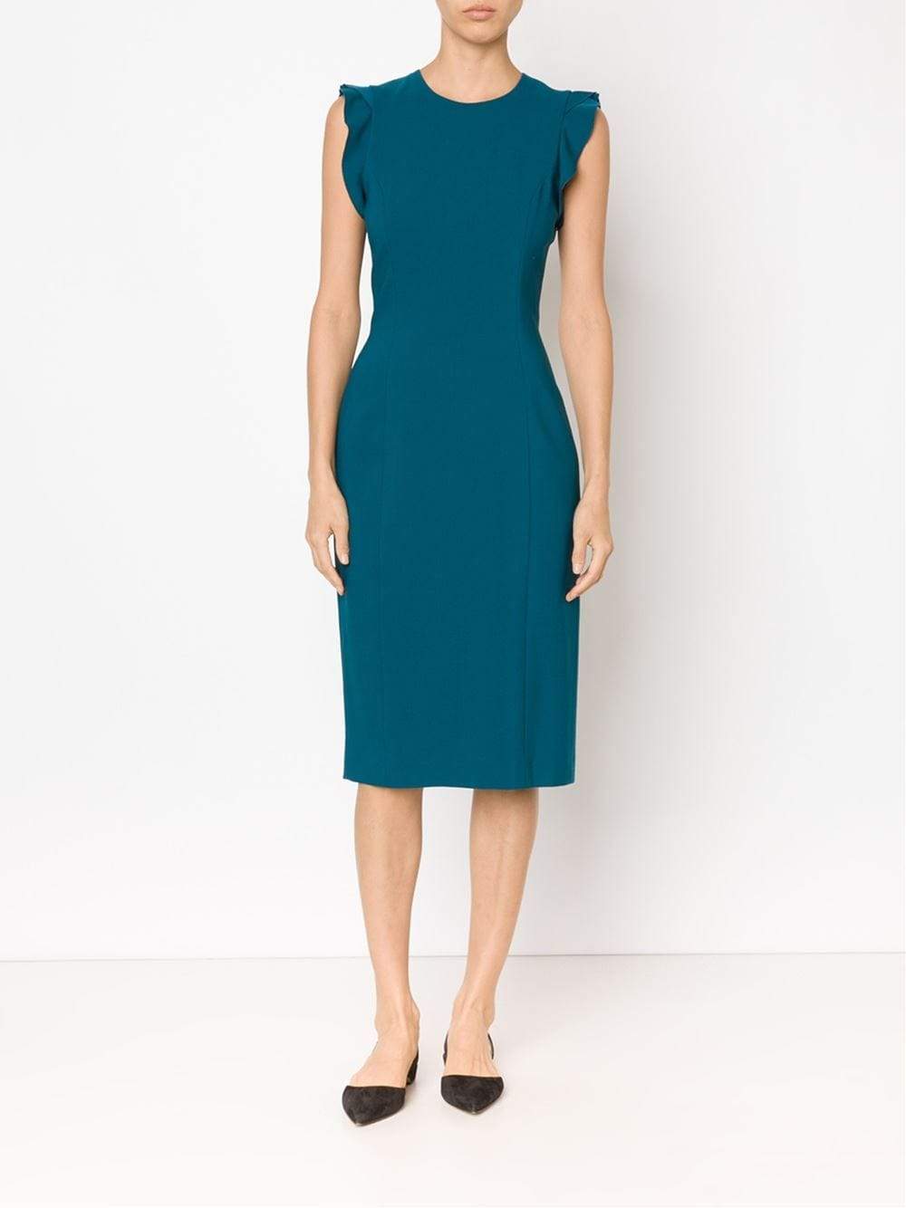 MICHAEL KORS-Ruffle Sleeve Dress-