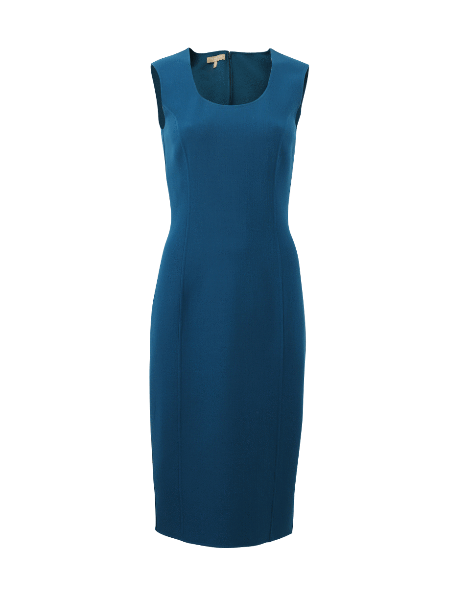 MICHAEL KORS-Wool Crepe Sheath Dress-