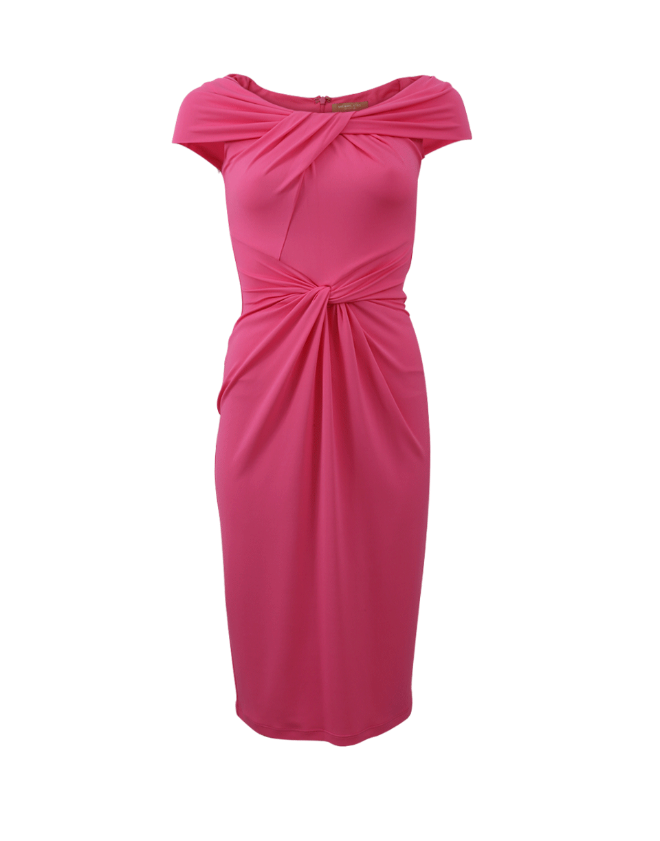 MICHAEL KORS-Off Shoulder Jersey Dress-