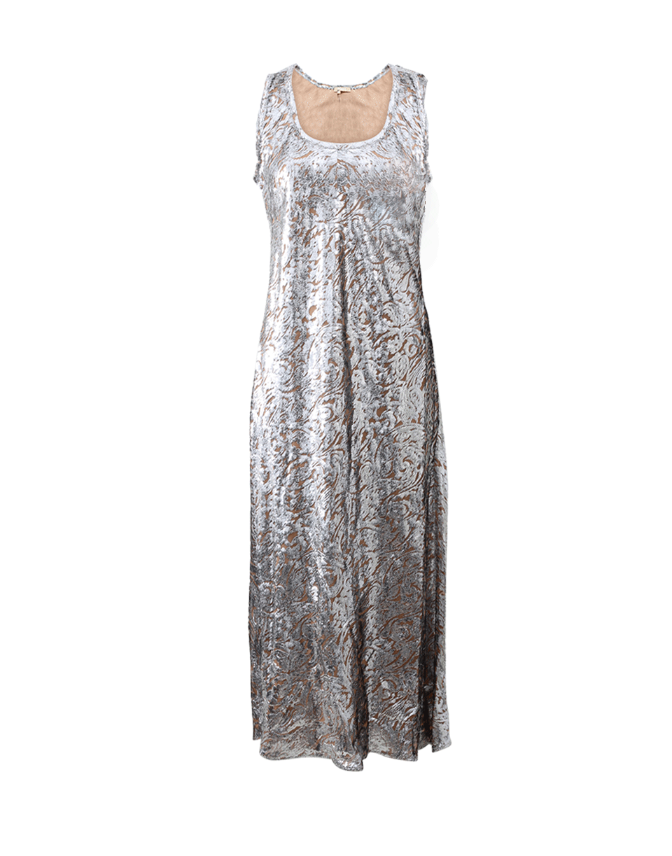 MICHAEL KORS-Paisley Fill Coupe Tank Dress-