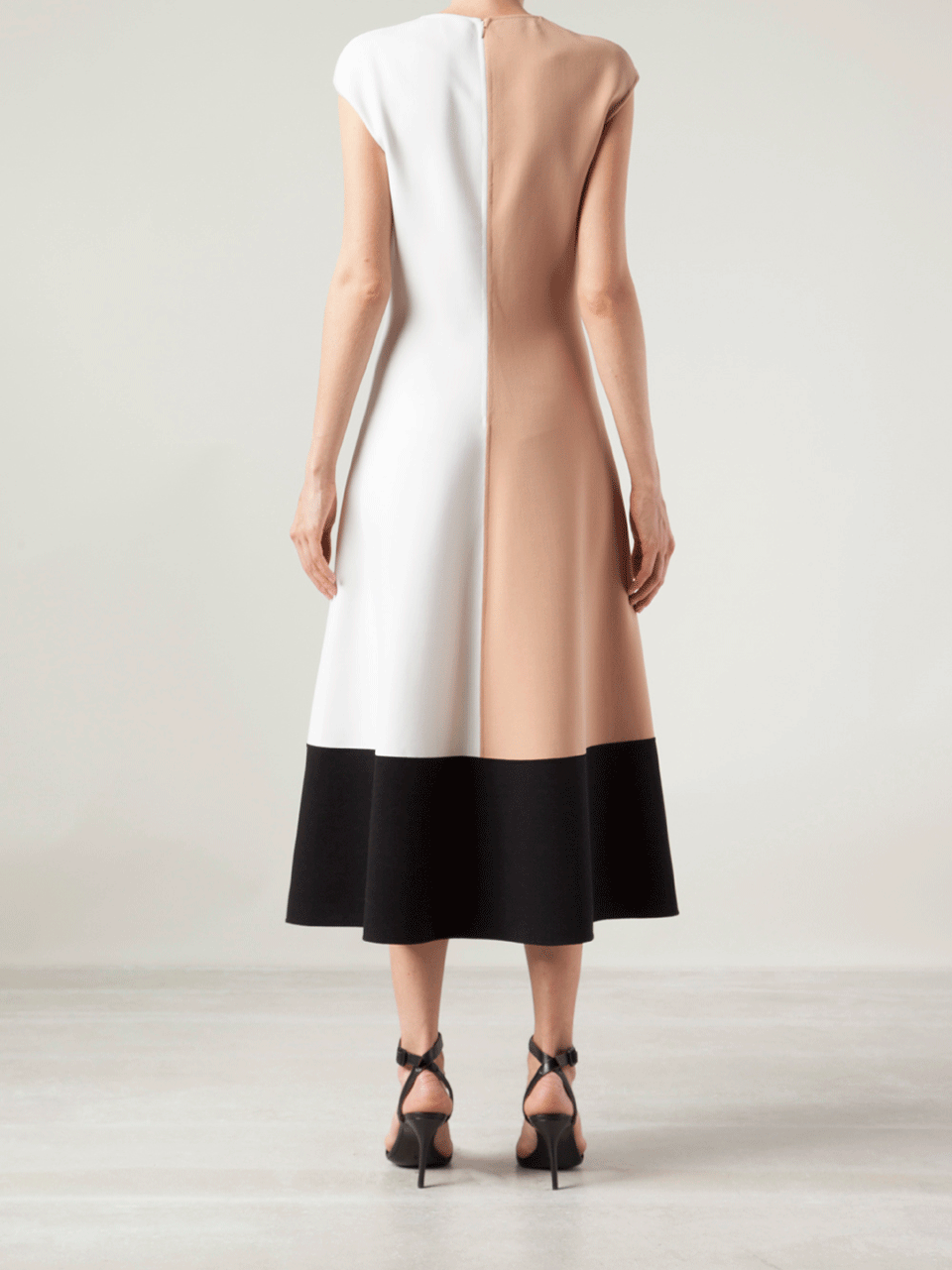 MICHAEL KORS-Colorblock Long Dress-