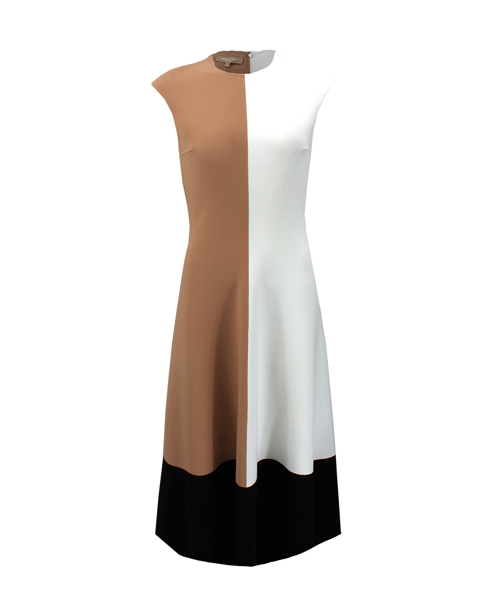 MICHAEL KORS-Colorblock Long Dress-