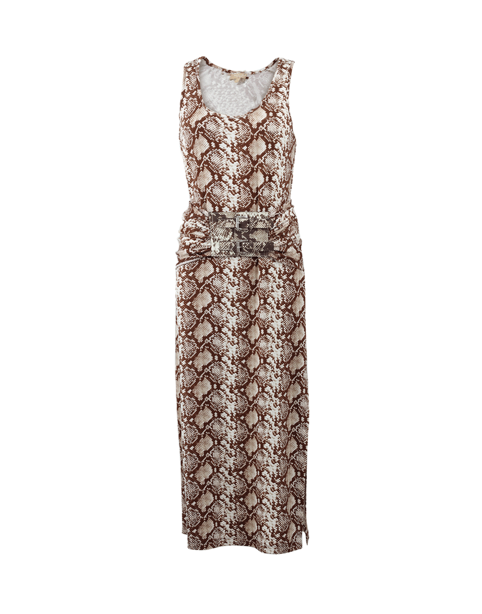 MICHAEL KORS-Python Tank Slide Dress-