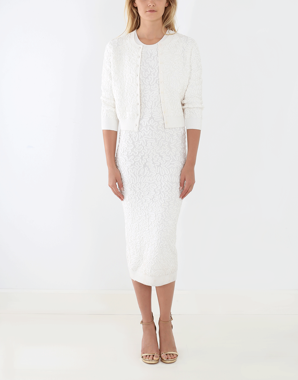 MICHAEL KORS-Soutache Embroidered Sheath Dress-