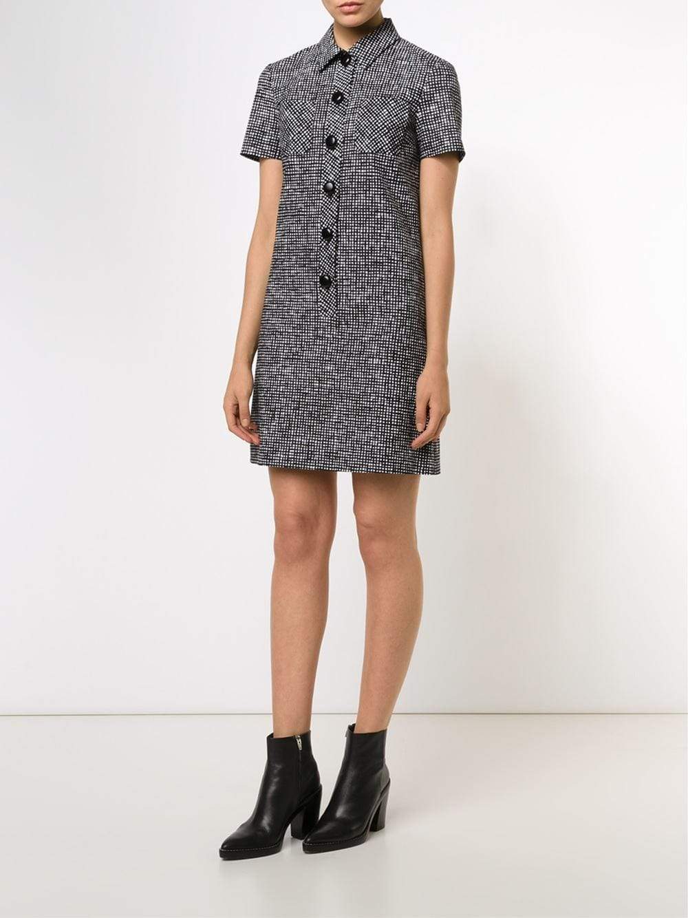 MICHAEL KORS-Broadcloth Polo Dress-