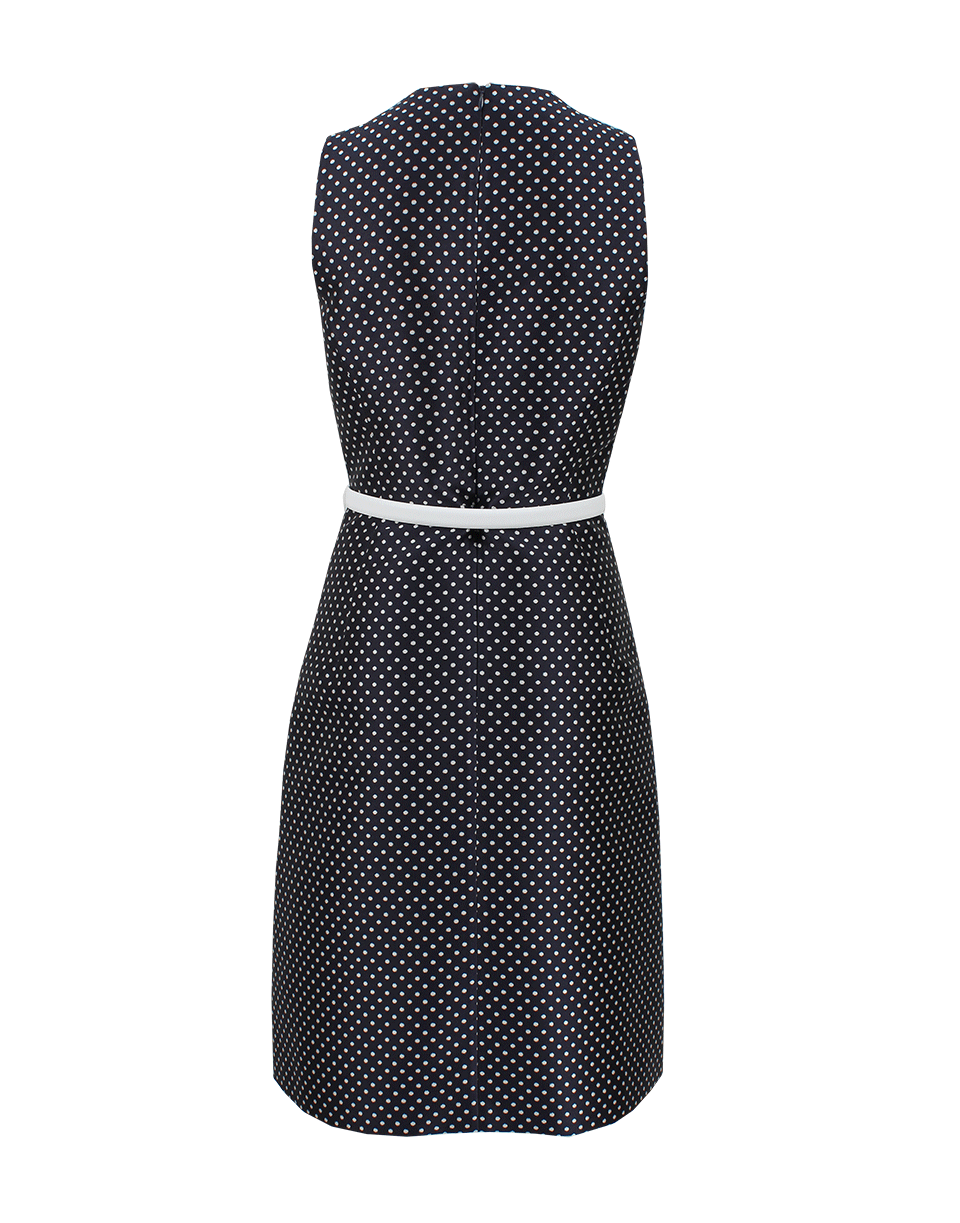 MICHAEL KORS-Jacquard Pleated A-Line Dress With Belt-
