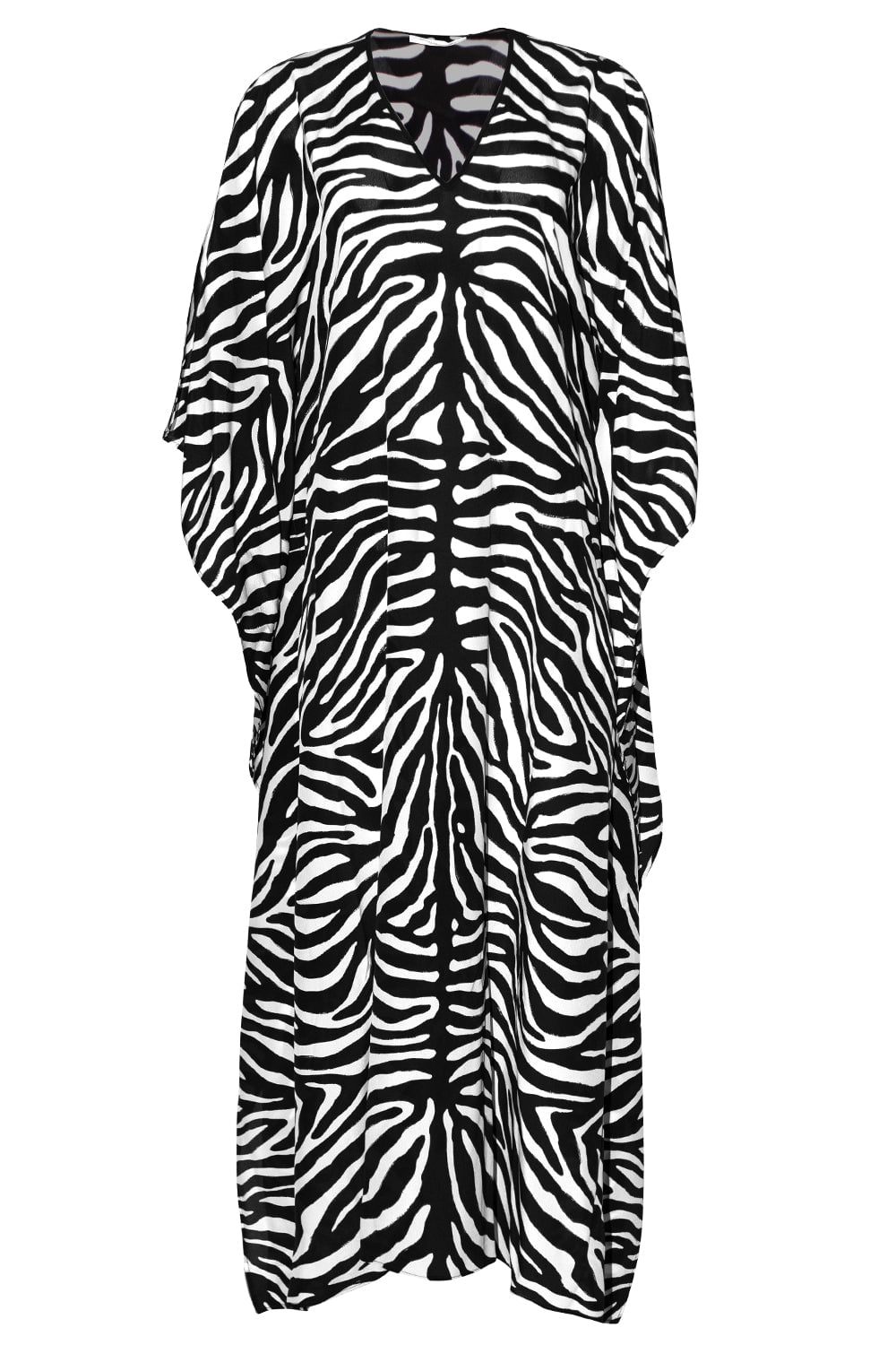 MICHAEL KORS-Printed Caftan-ZEBRA