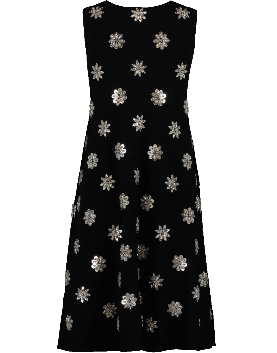 MICHAEL KORS-Embroidered Trapeze Dress-