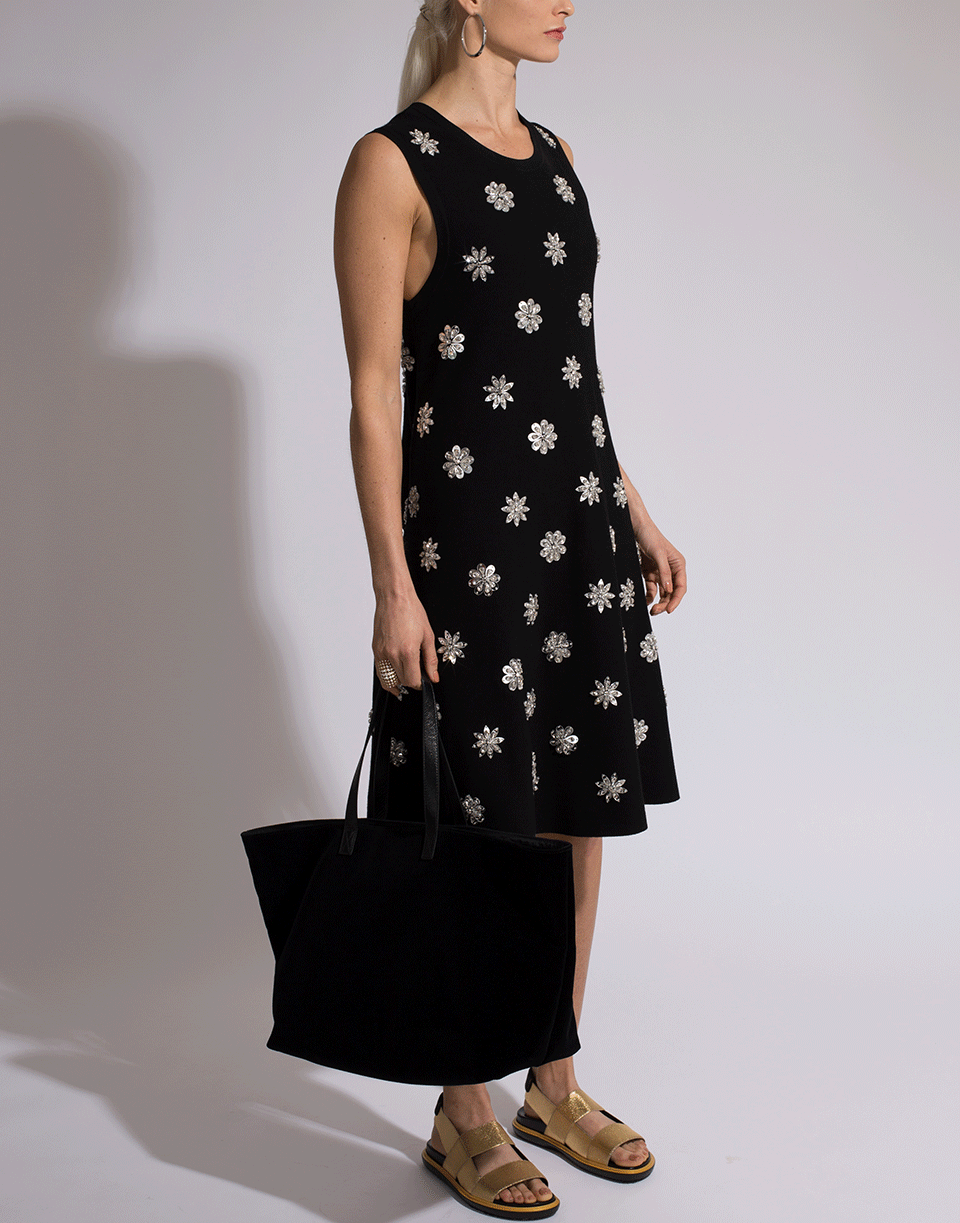 MICHAEL KORS-Embroidered Trapeze Dress-