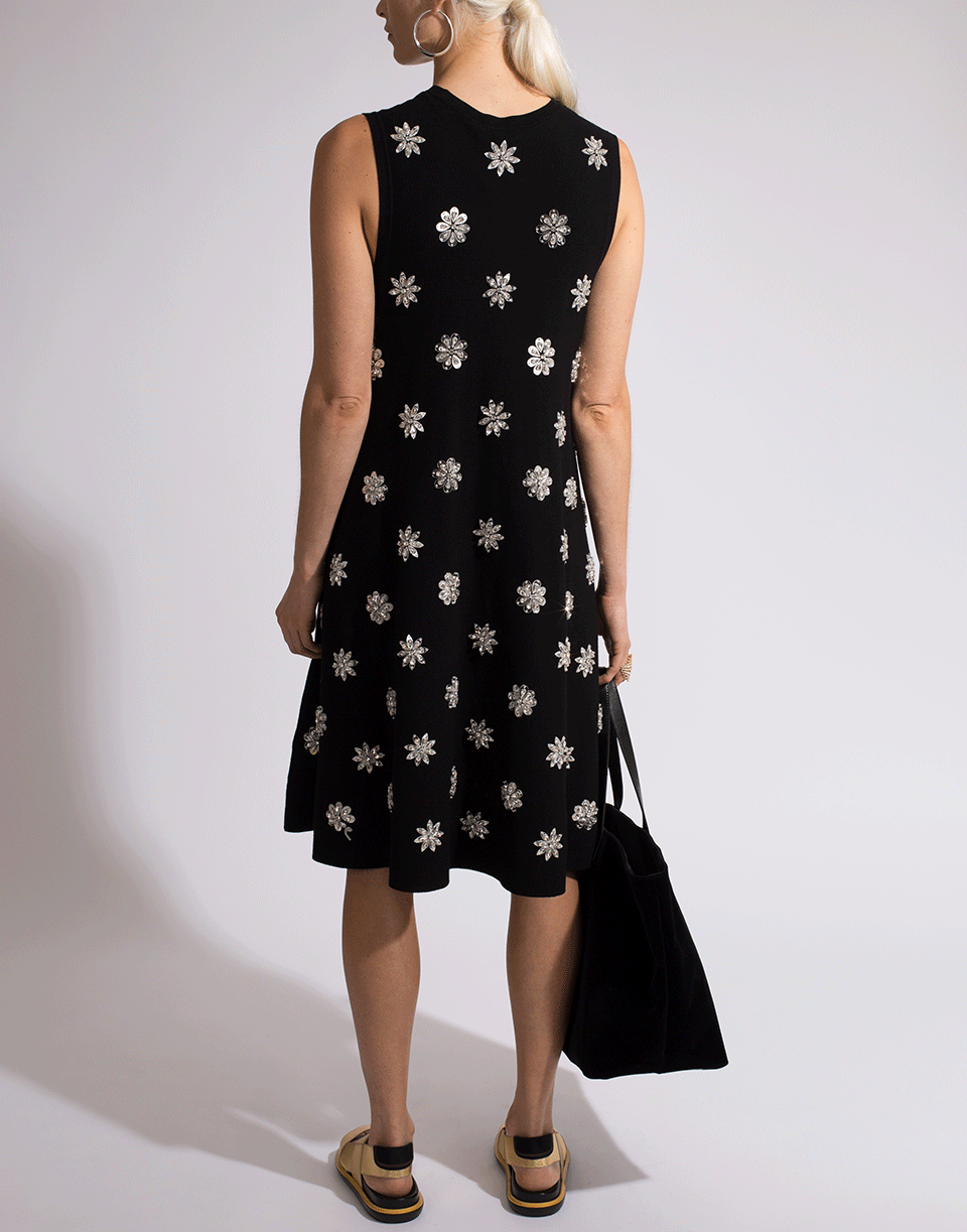MICHAEL KORS-Embroidered Trapeze Dress-
