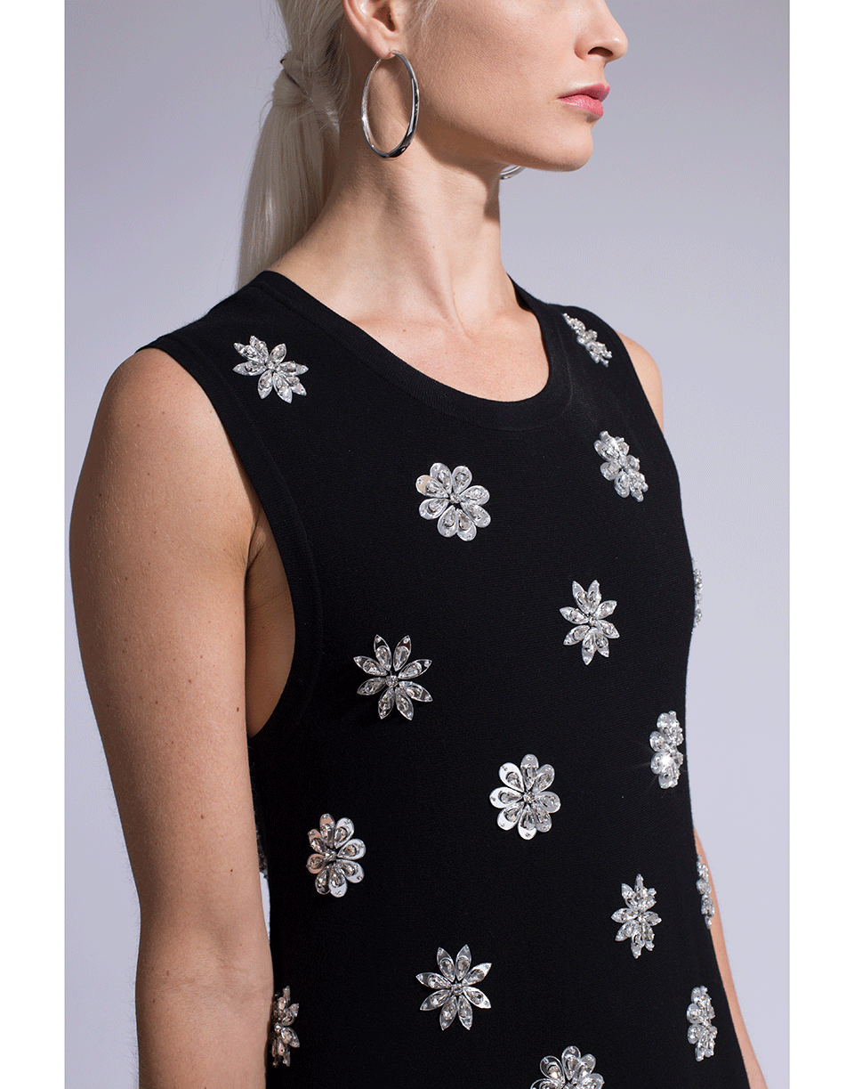 MICHAEL KORS-Embroidered Trapeze Dress-
