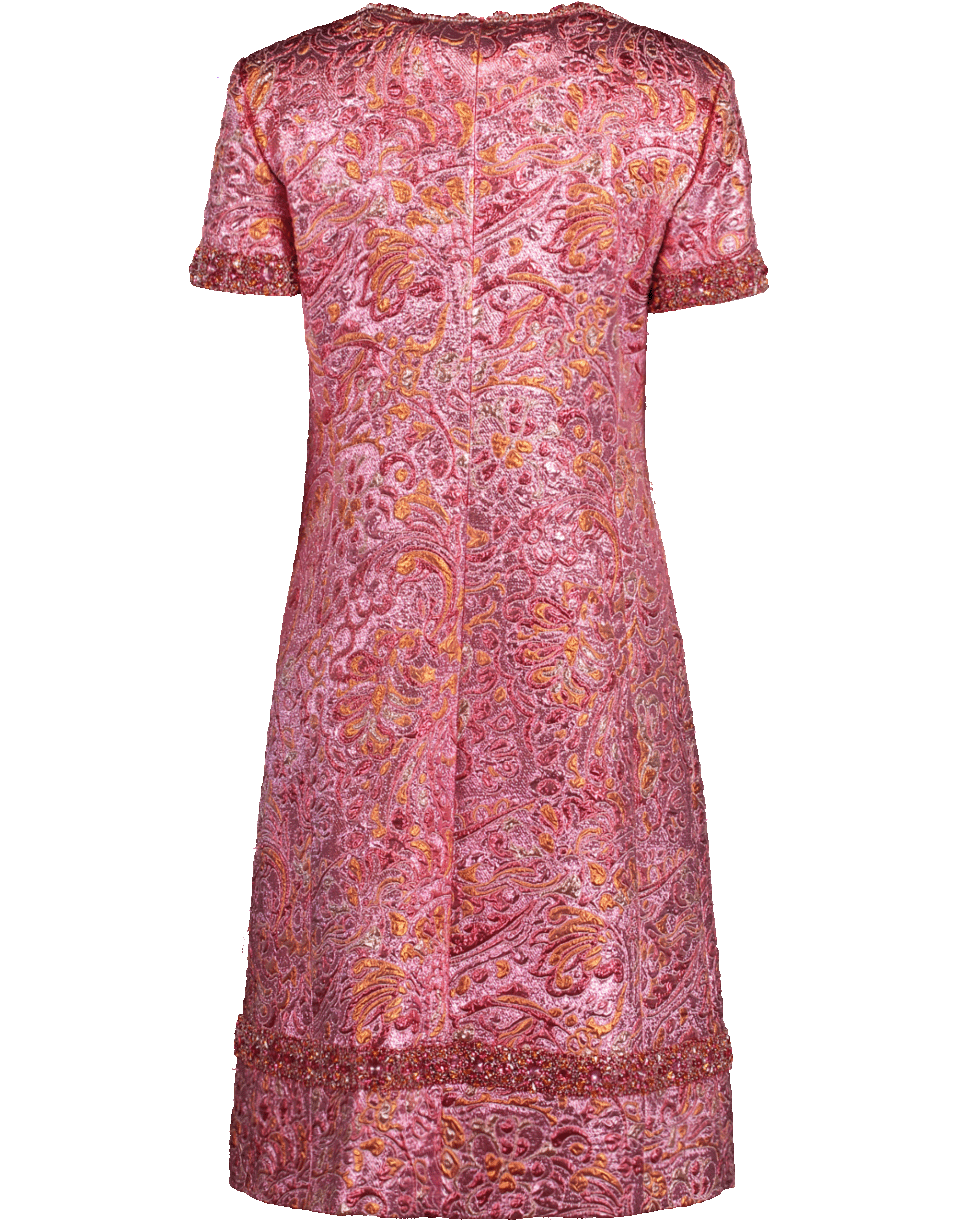 MICHAEL KORS-Jewel Trim Shift Dress-