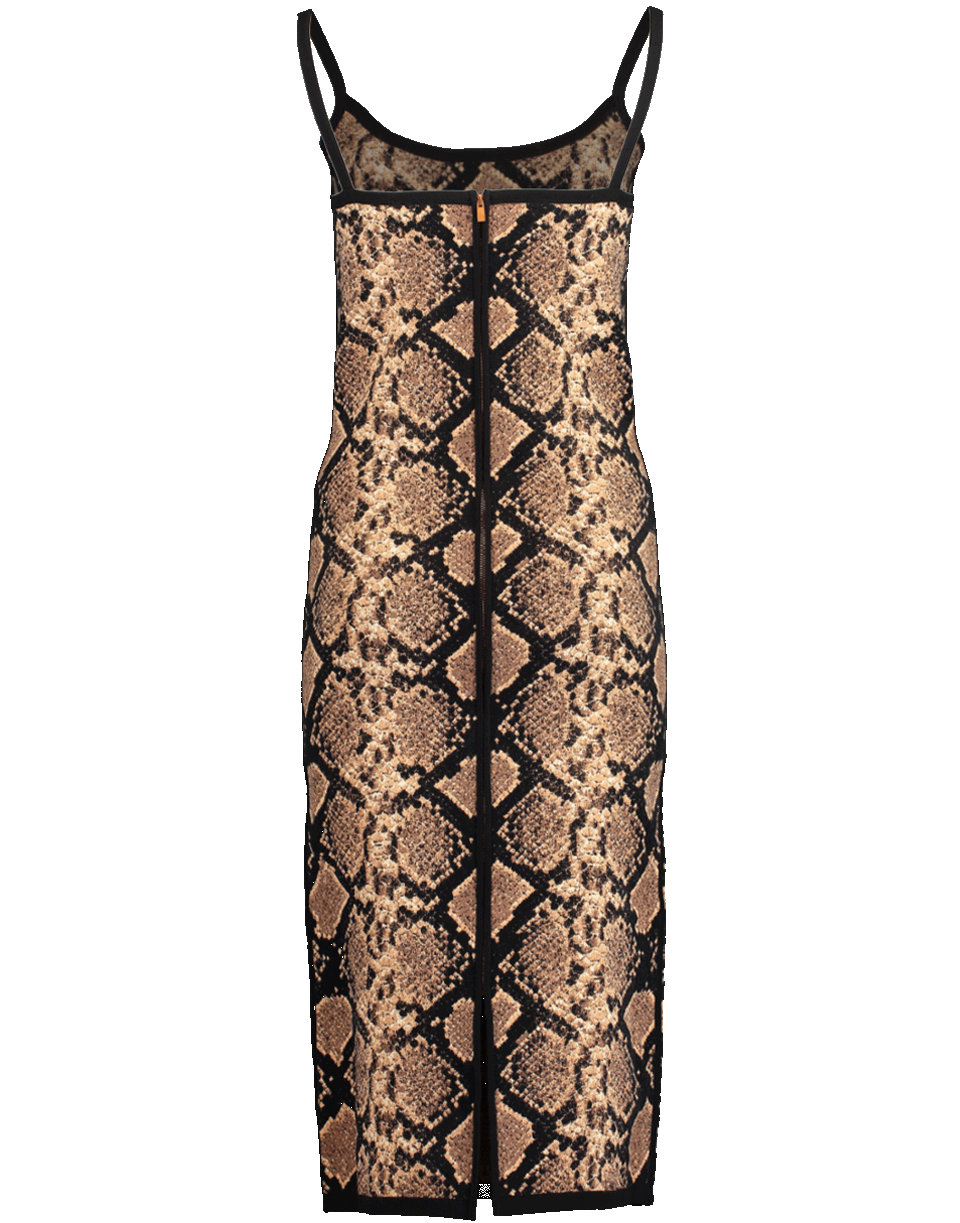 MICHAEL KORS-Python Slip Dress-