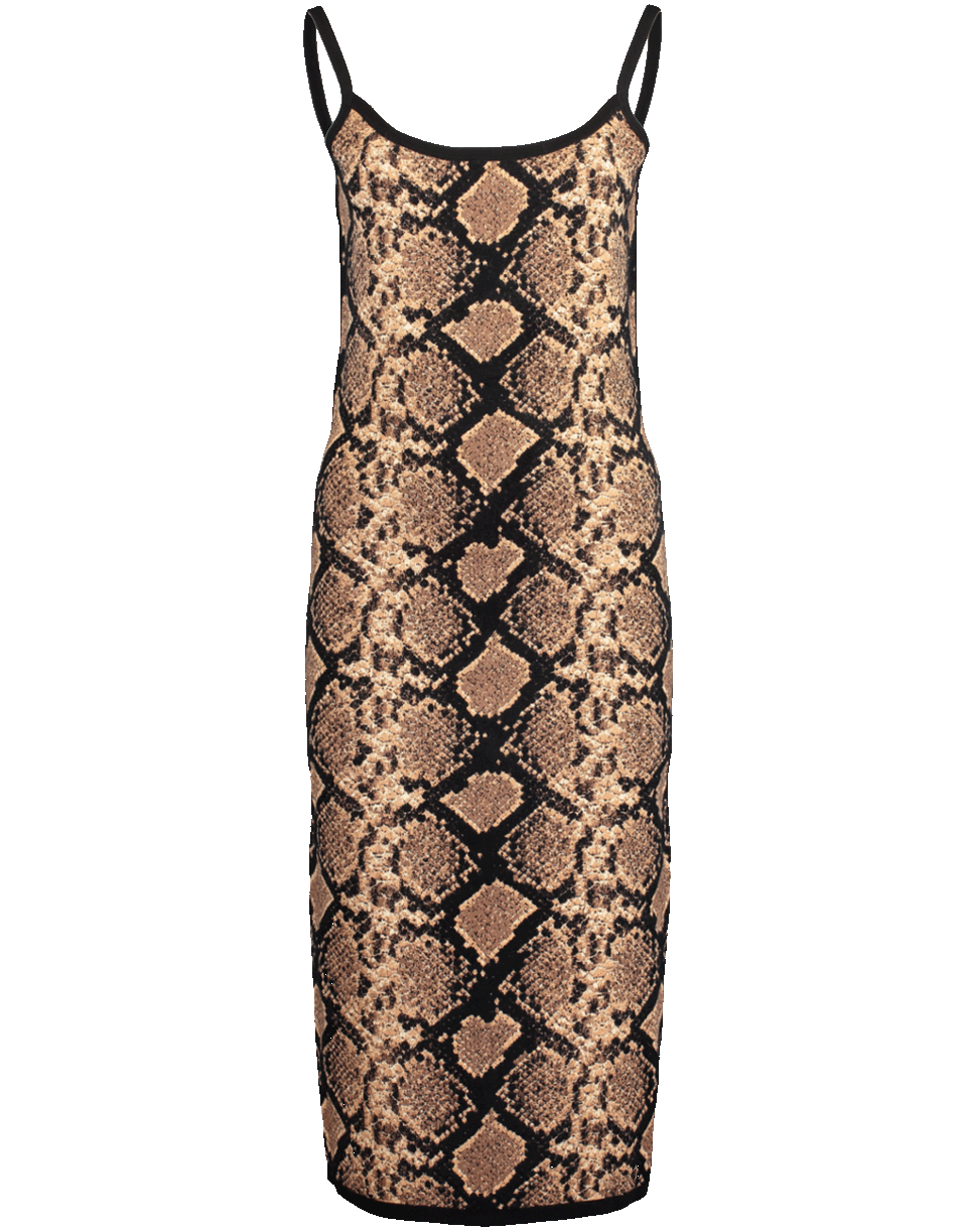 MICHAEL KORS-Python Slip Dress-