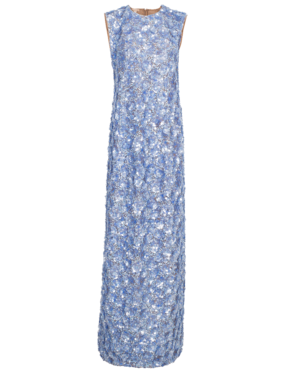 MICHAEL KORS-Floral Paillette Gown-