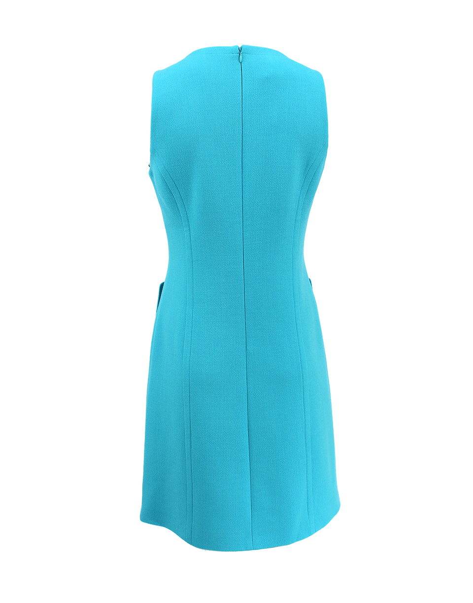MICHAEL KORS-Button Detail Shift Dress-