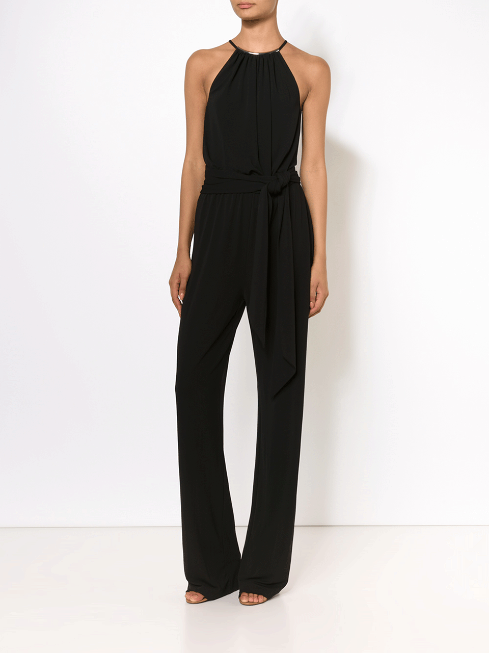 MICHAEL KORS-Jersey Halter Jumpsuit-