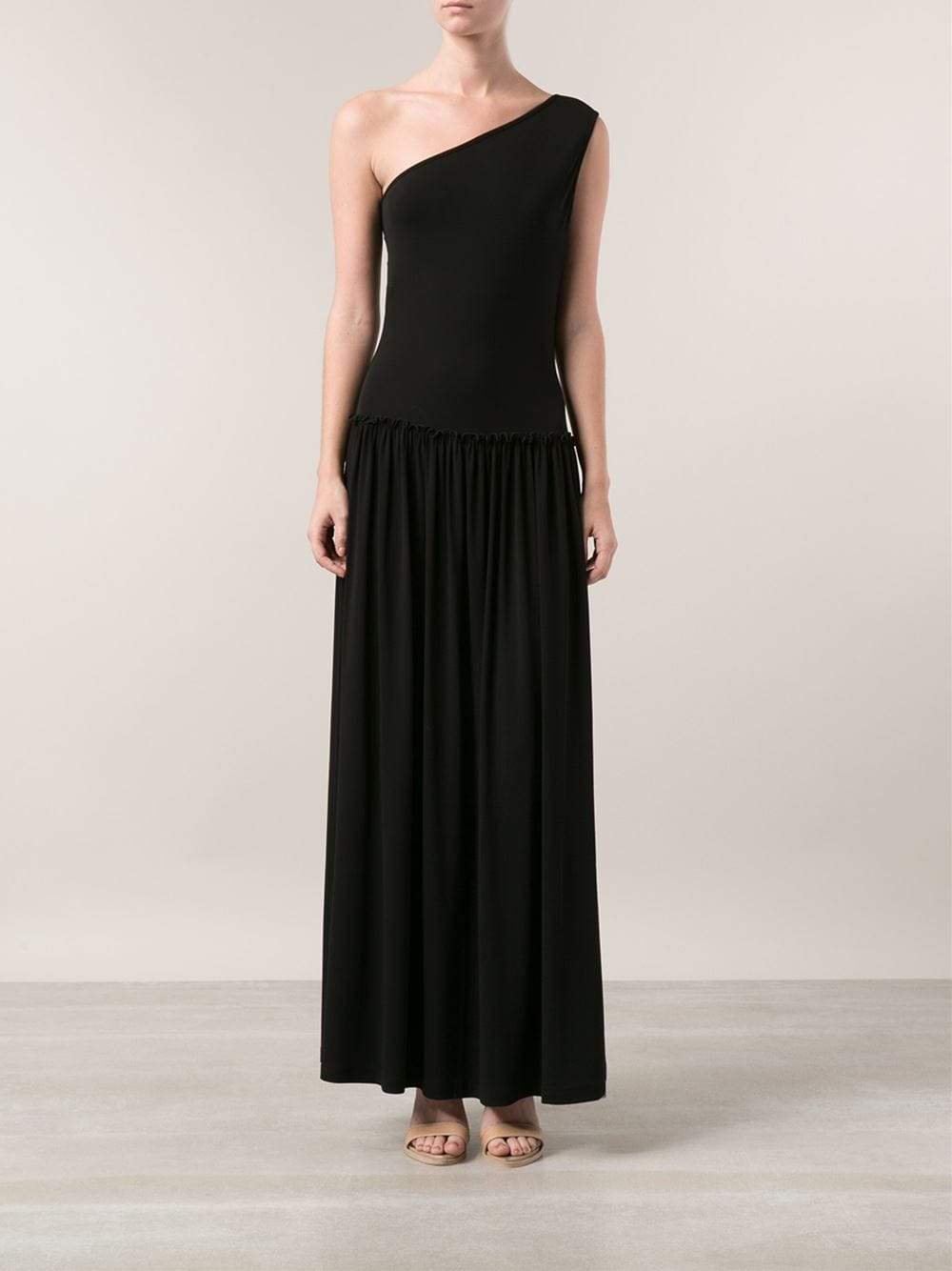 MICHAEL KORS-One Shoulder Maxi Dress-