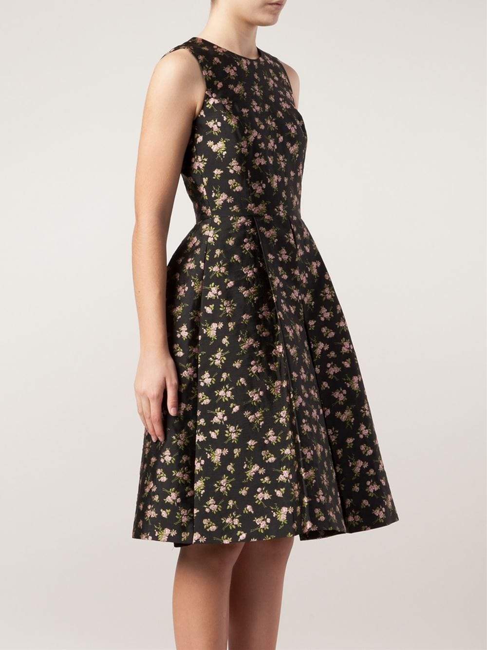 MICHAEL KORS-Inverted Pleat A-Line Dress-