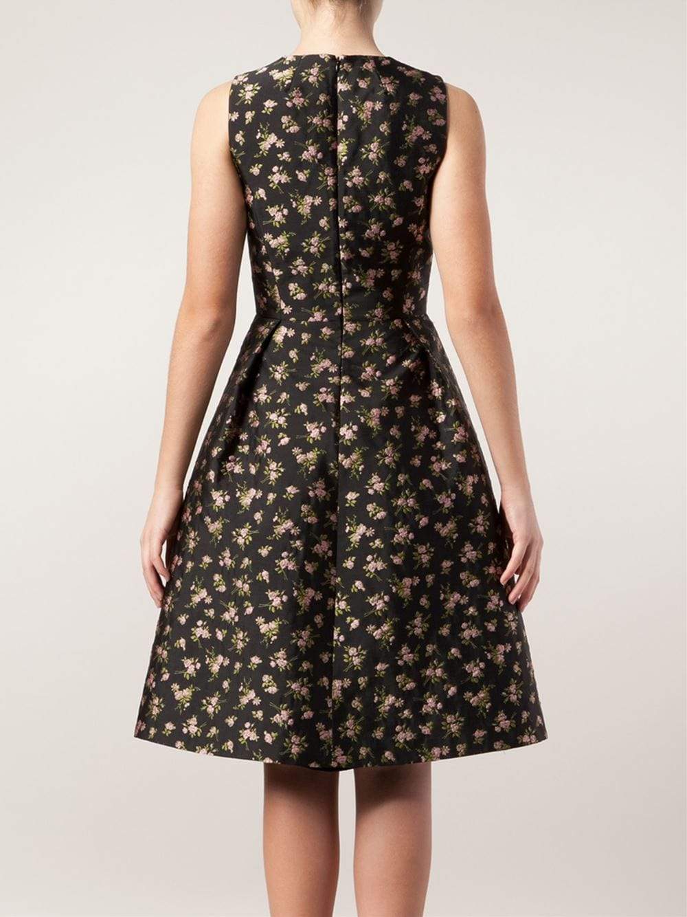 MICHAEL KORS-Inverted Pleat A-Line Dress-