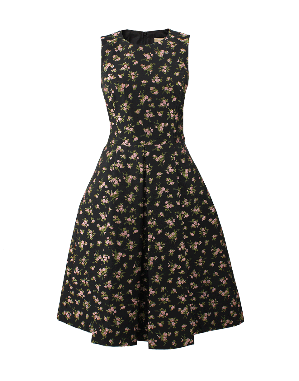 MICHAEL KORS-Inverted Pleat A-Line Dress-