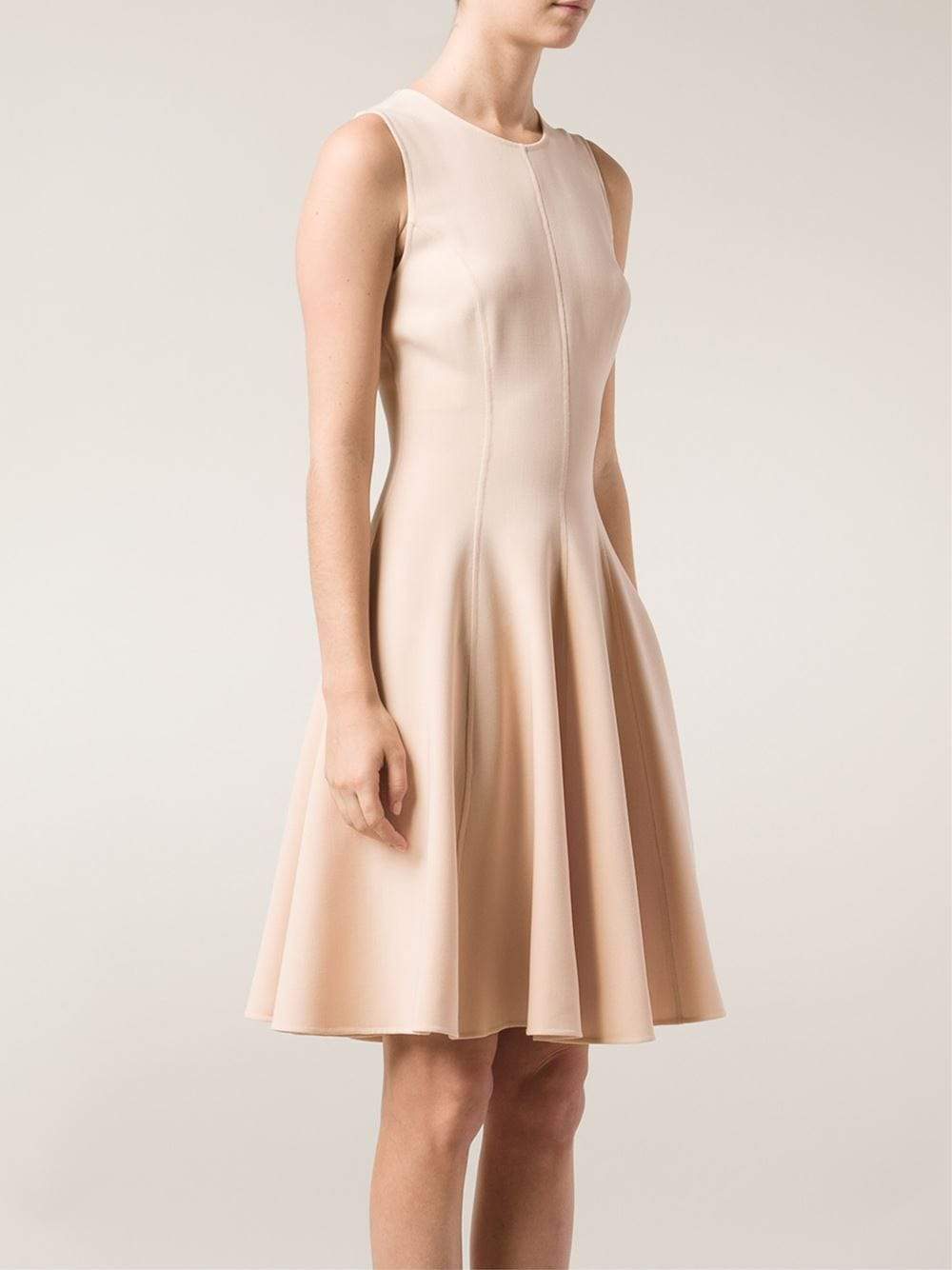 MICHAEL KORS-Crewneck Flare Dress-