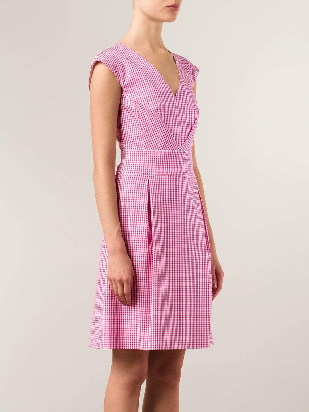 MICHAEL KORS-Jackie Gingham Dress-