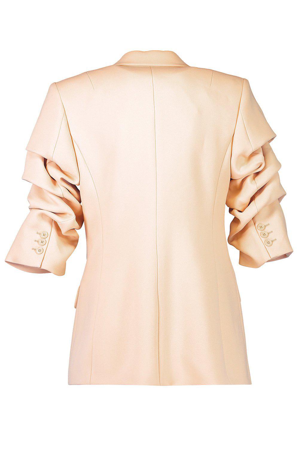 MICHAEL KORS-Cate Crushed Sleeve Blazer-