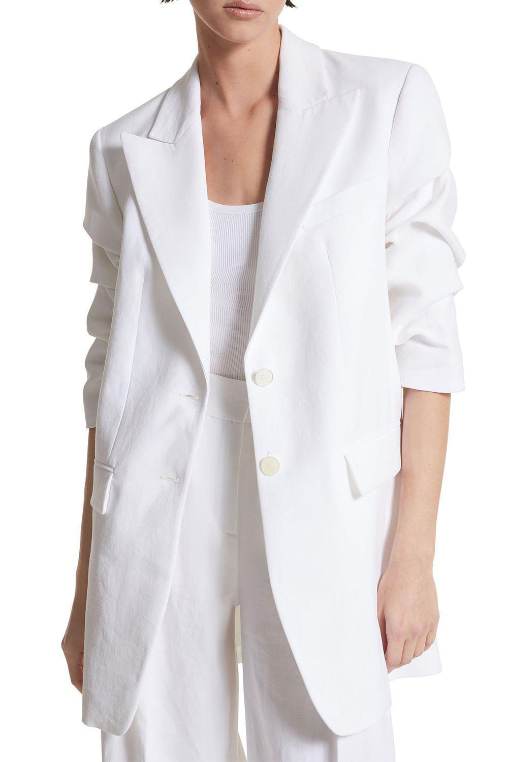 MICHAEL KORS-Crushed Sleeve Boyfriend Blazer-