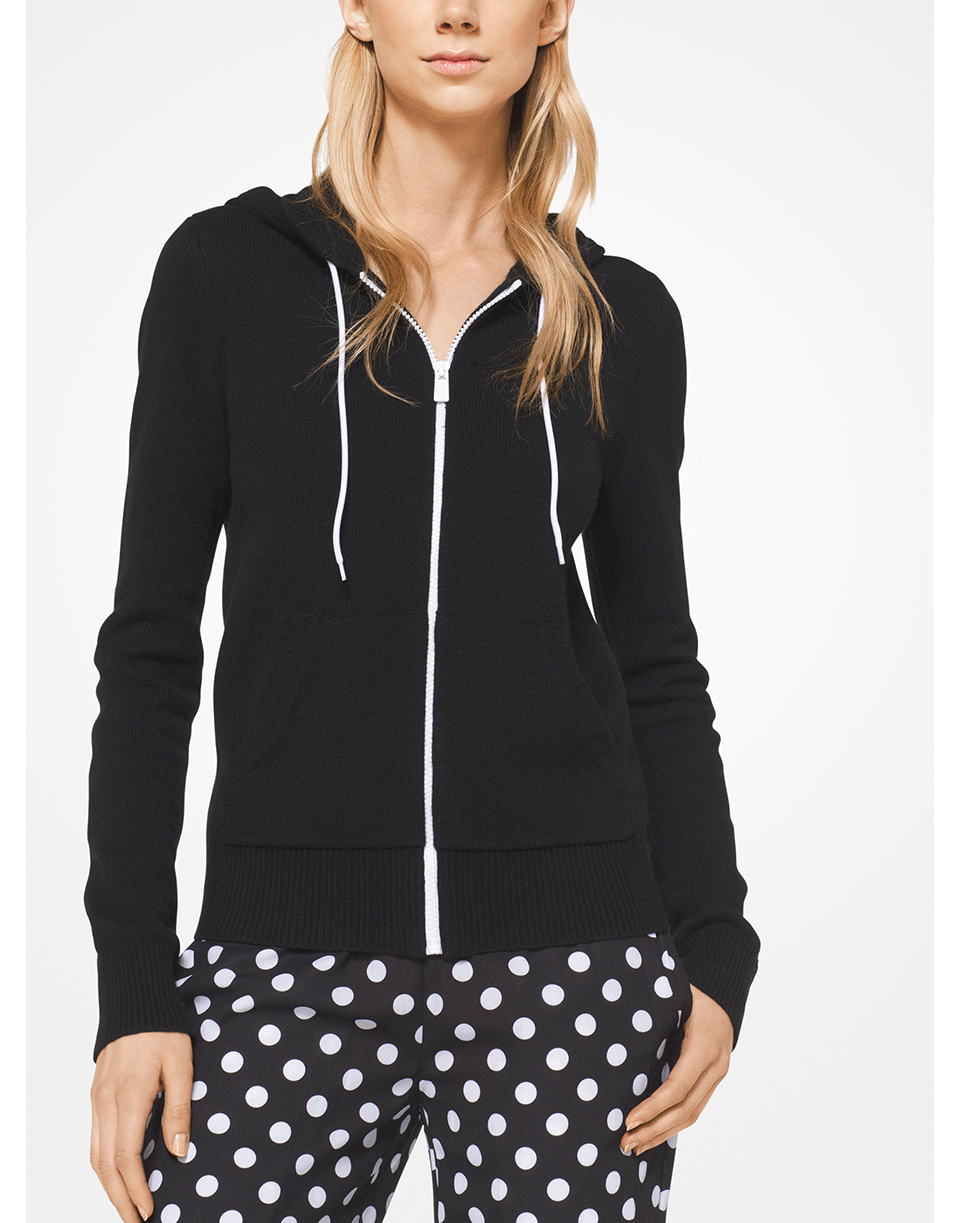 MICHAEL KORS-Single Zip Hoodie-