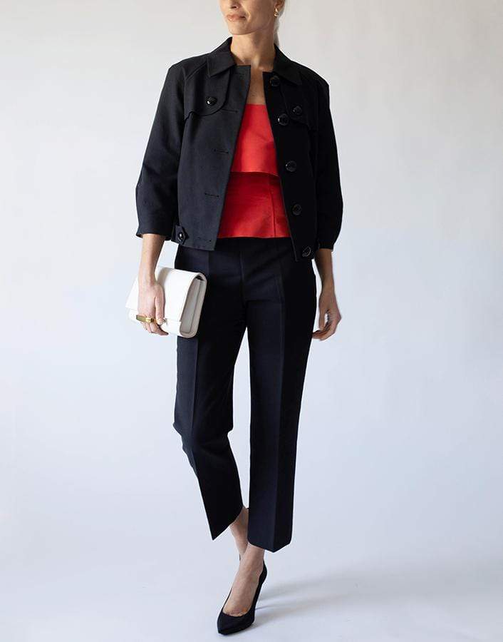 MICHAEL KORS-Barrelback Jacket-BLACK