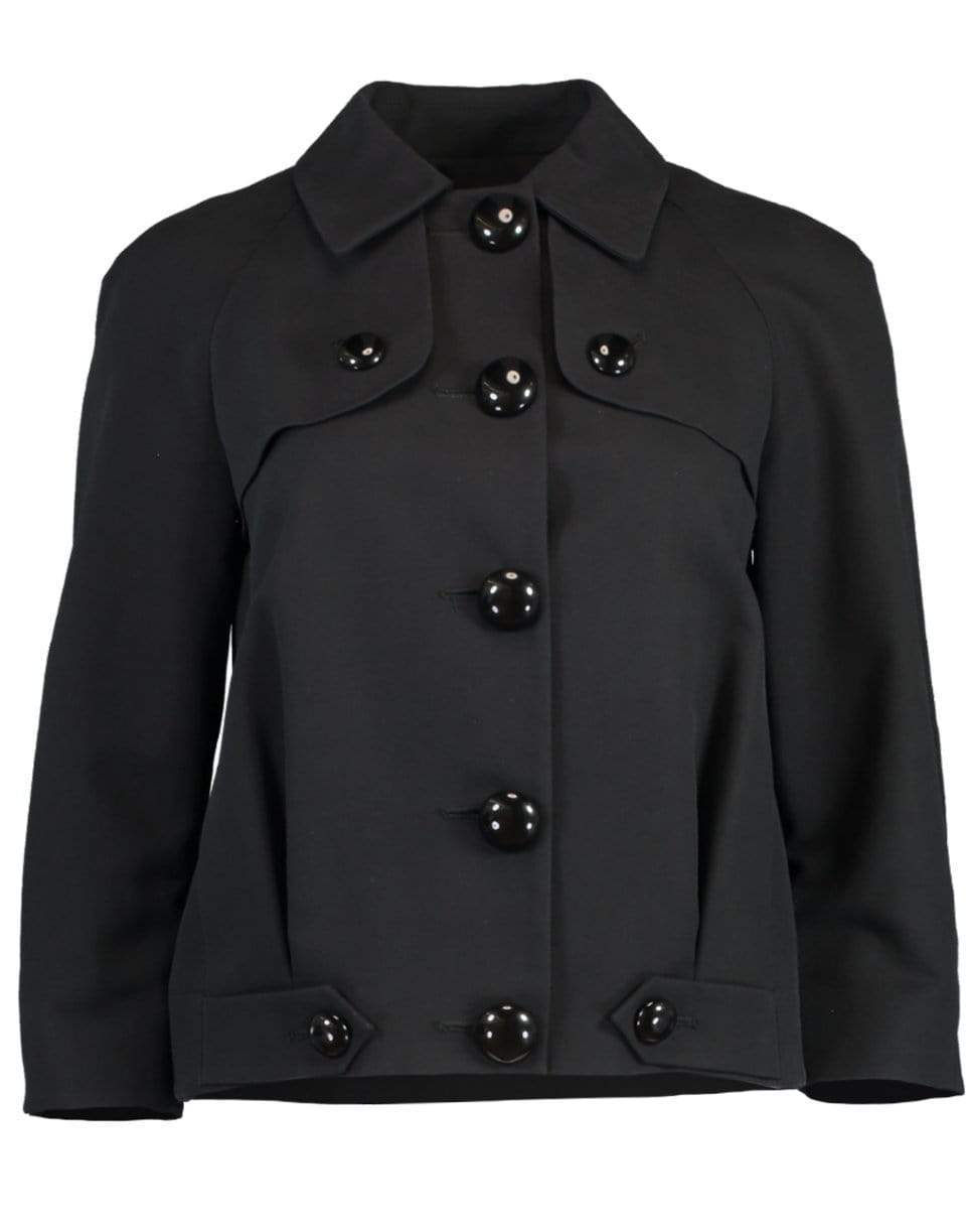 MICHAEL KORS-Barrelback Jacket-BLACK
