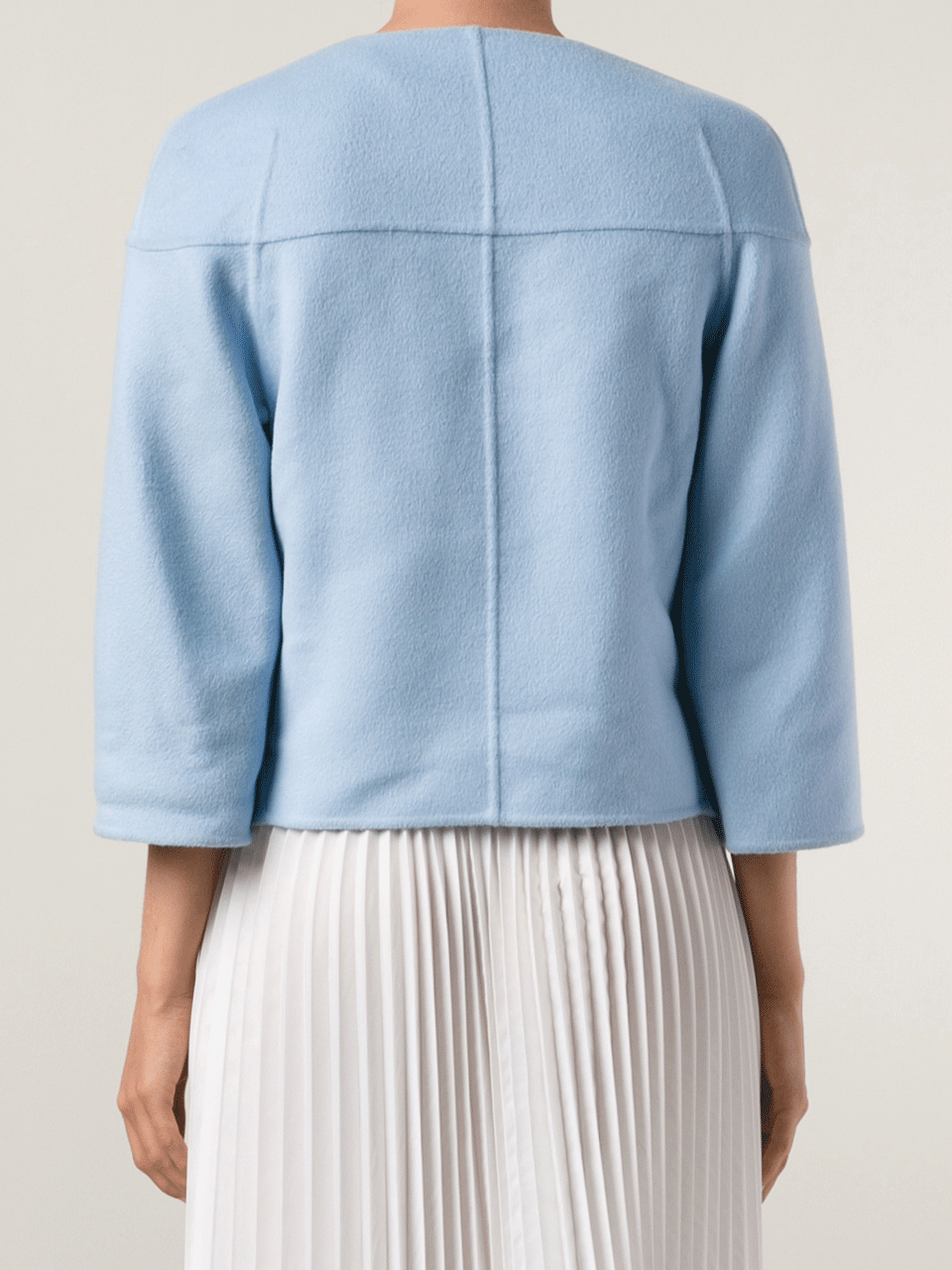 MICHAEL KORS-Cashgora Crewneck Jacket-