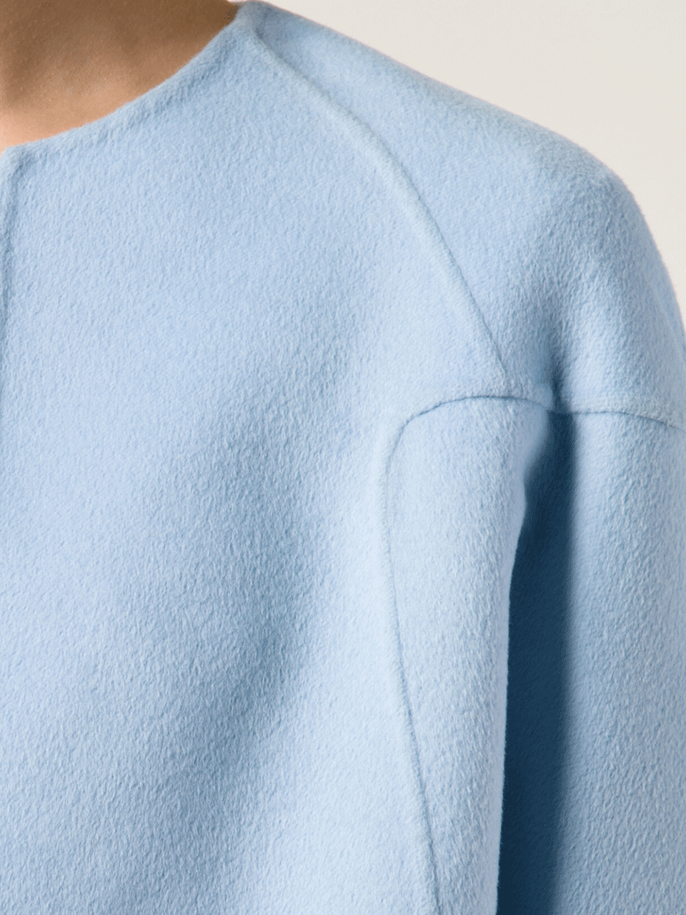MICHAEL KORS-Cashgora Crewneck Jacket-