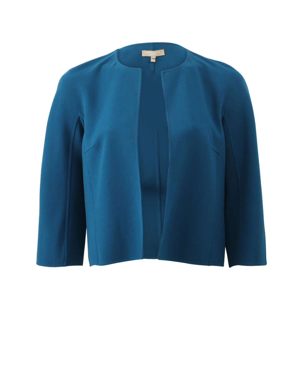 MICHAEL KORS-Cropped Crewneck Jacket-