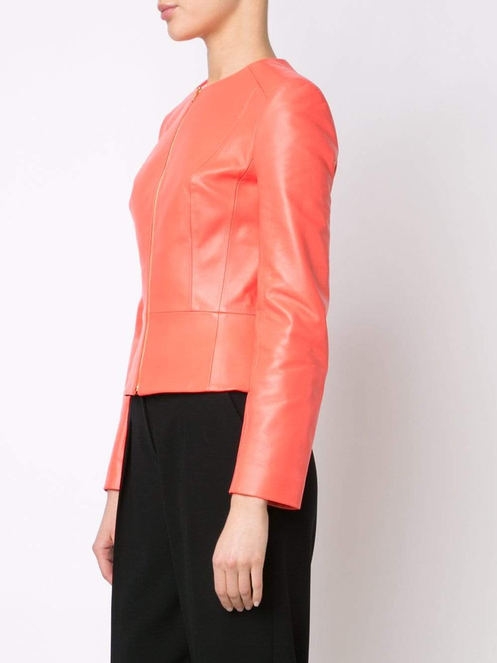 MICHAEL KORS-Leather Jacket-