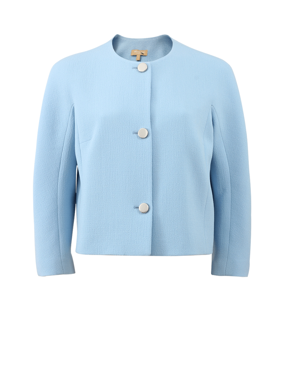 MICHAEL KORS-Rounded Shoulder Jacket-