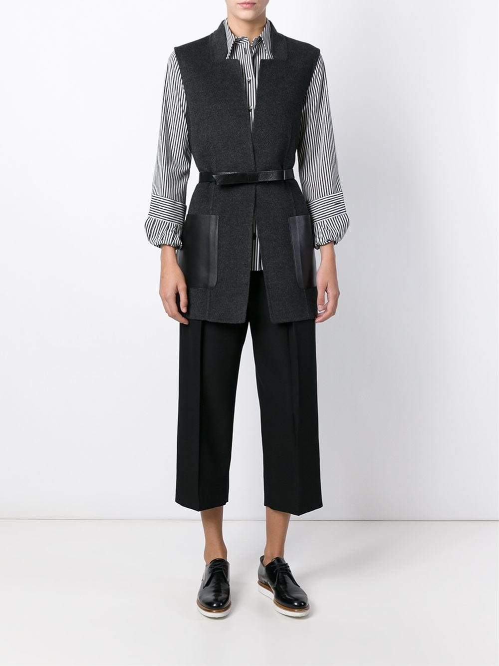 MICHAEL KORS-Stand Collar Vest-