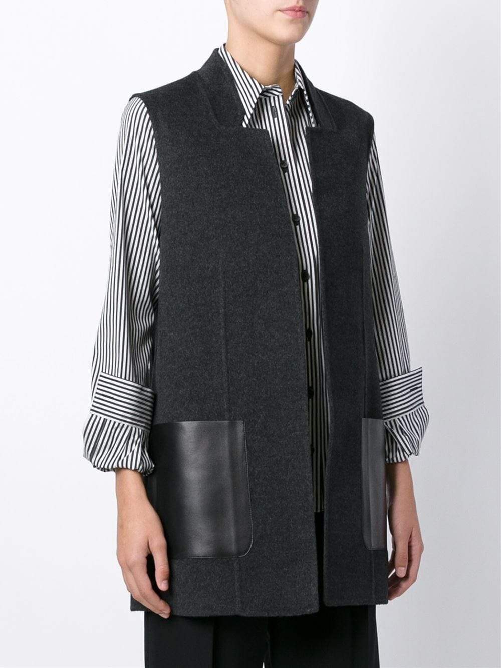 MICHAEL KORS-Stand Collar Vest-