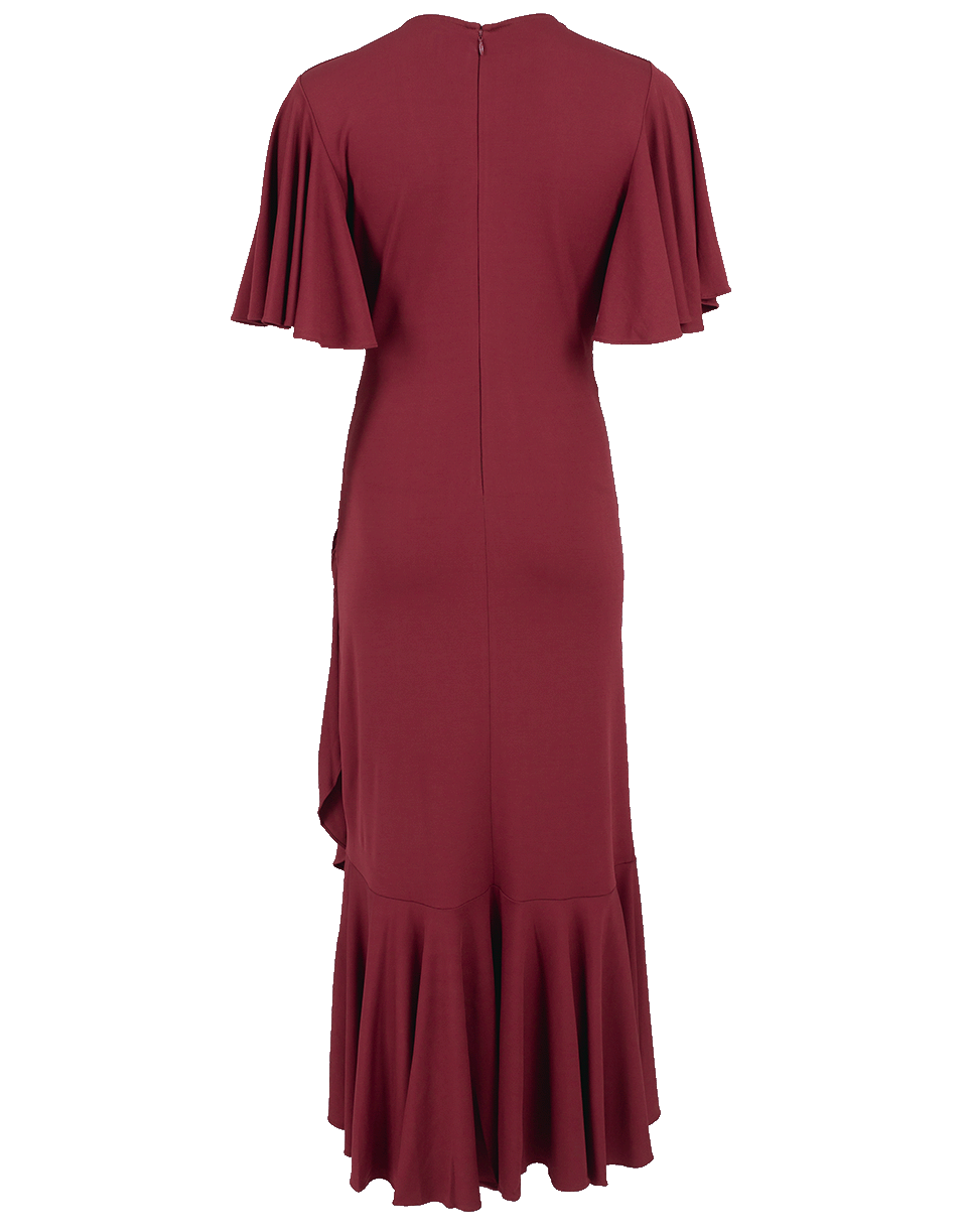 MICHAEL KORS-Ruffle Wrap Dress-