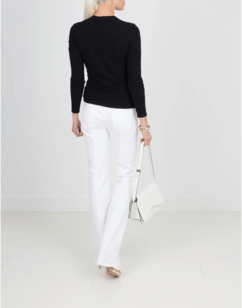MICHAEL KORS-White Flare Jeans-