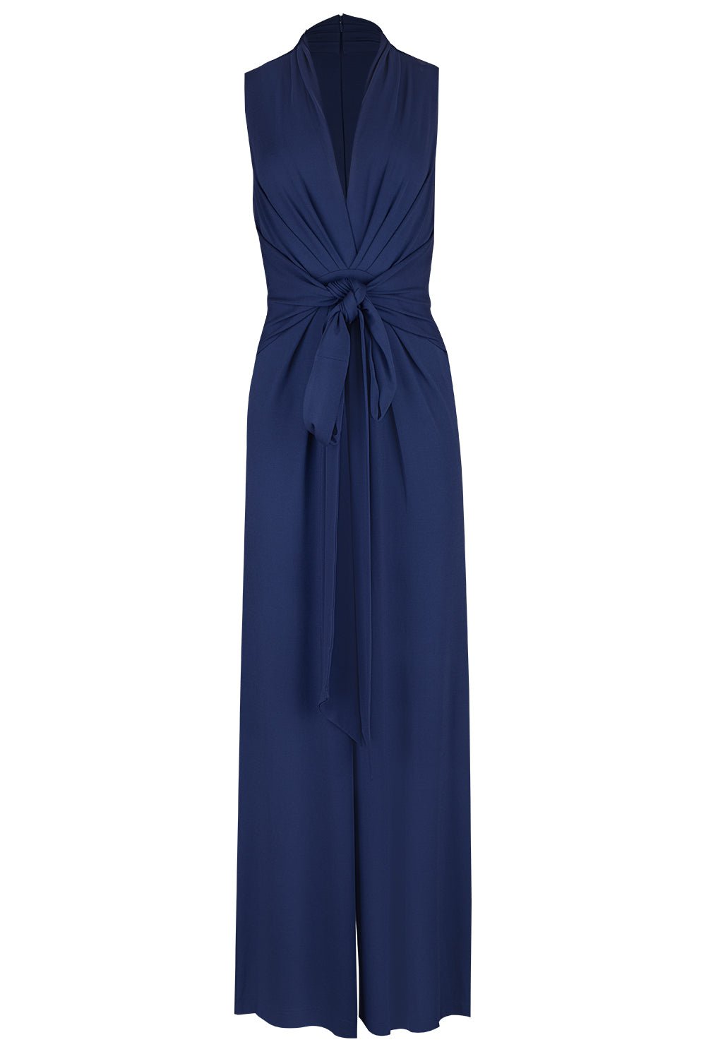 MICHAEL KORS-Tie Waist Palazzo Jumpsuit-