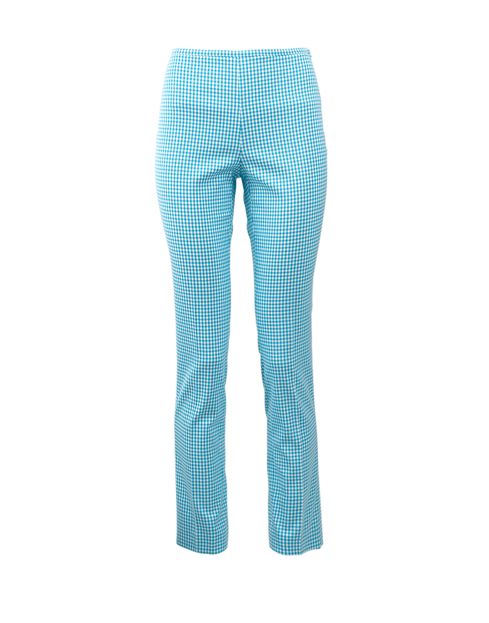 MICHAEL KORS-Side Zip Gingham Pant-