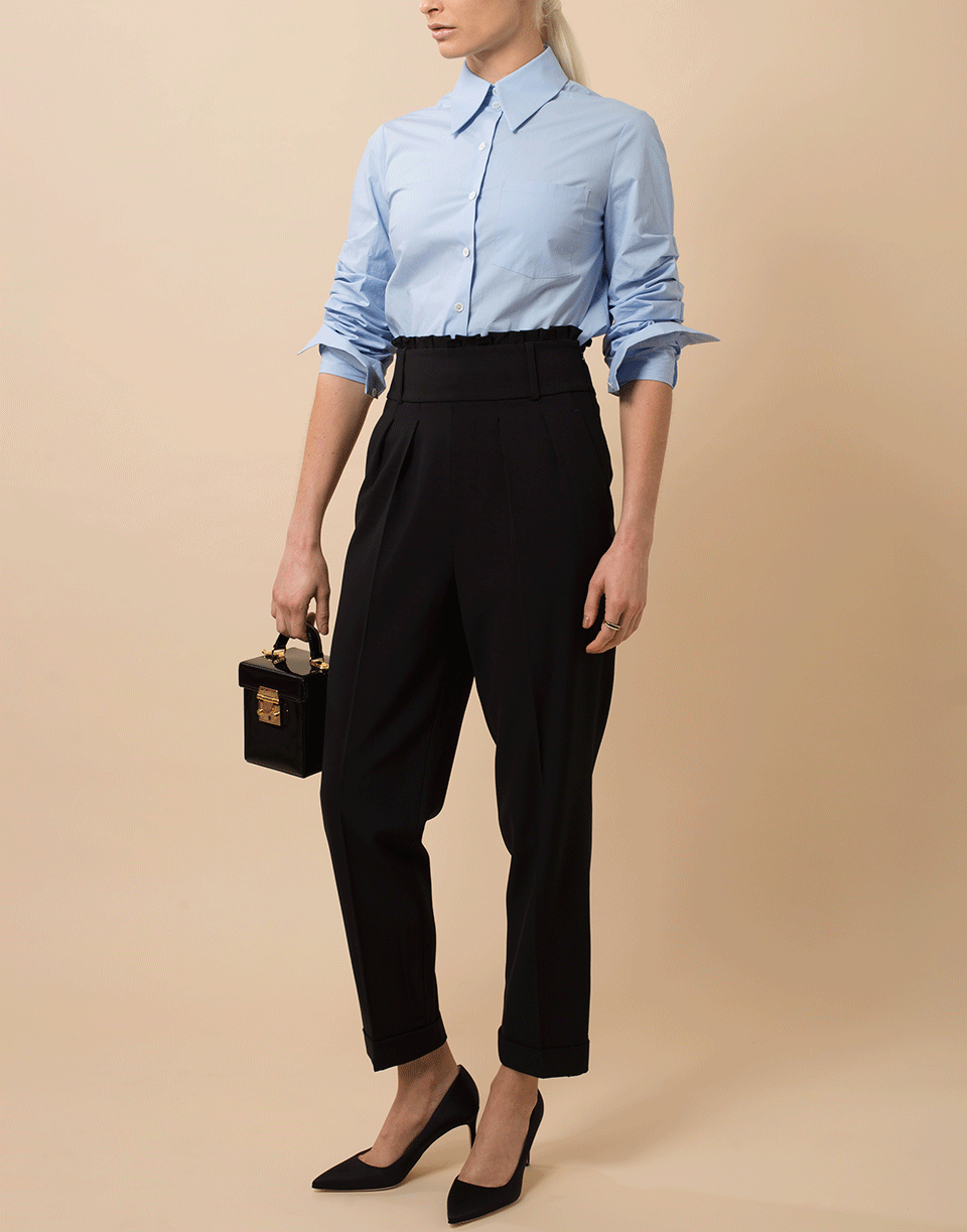 MICHAEL KORS-High-Rise Waist Ruffle Pant-
