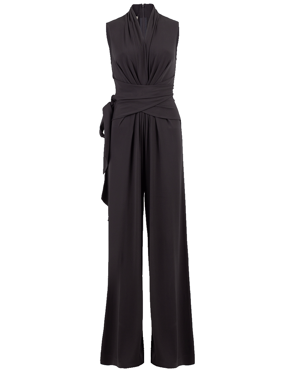 MICHAEL KORS-Wrapped Palazzo Jumpsuit-
