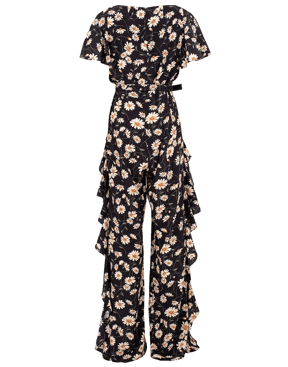 MICHAEL KORS-Daisy Crepe De Chine Ruffled Jumpsuit-