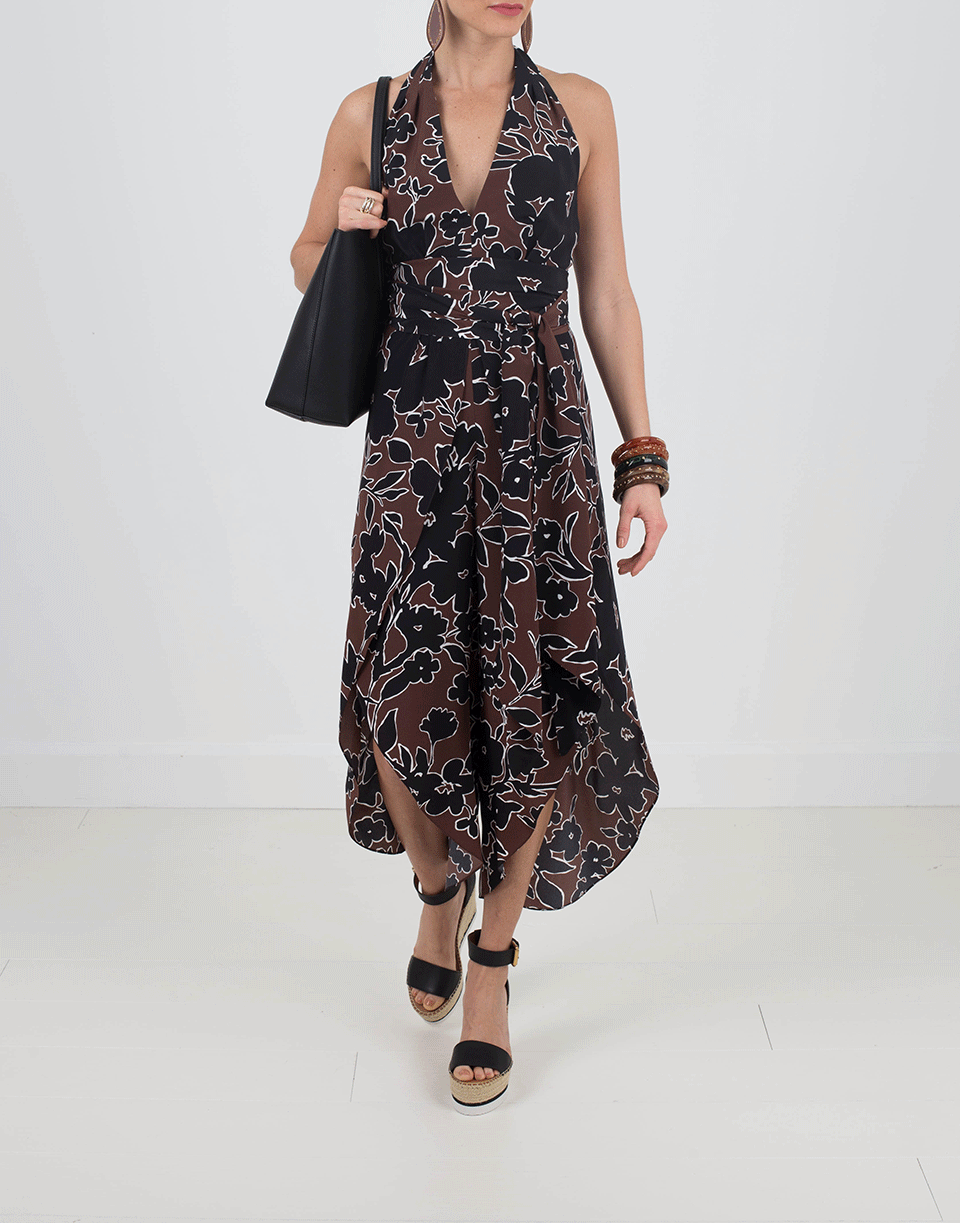 MICHAEL KORS-Sarong Jumpsuit-