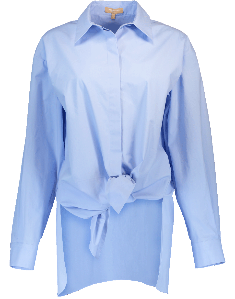 MICHAEL KORS-Tie Blouse With Sequin Pant-MARI/SRF