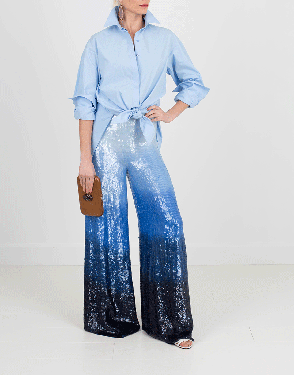MICHAEL KORS-Tie Blouse With Sequin Pant-MARI/SRF